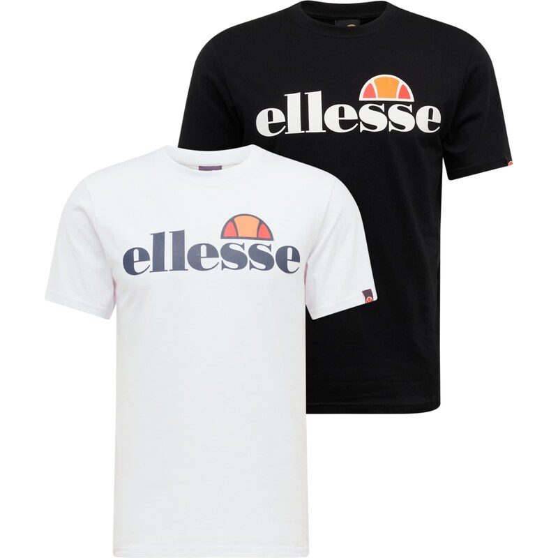 ELLESSE Tričko Prado žlutá / lososová / černá / bílá