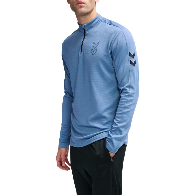 Hummel MMikina hmlACTIVE PL HALF ZIP pánské 101962378