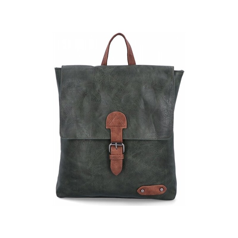 Dámská kabelka batůžek Herisson lahvově zelená 1502H450