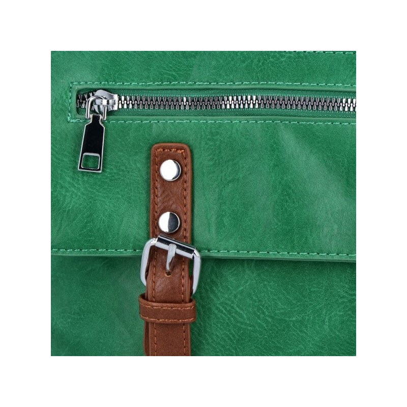 Dámská kabelka batůžek Herisson dračí zelená 1652H453