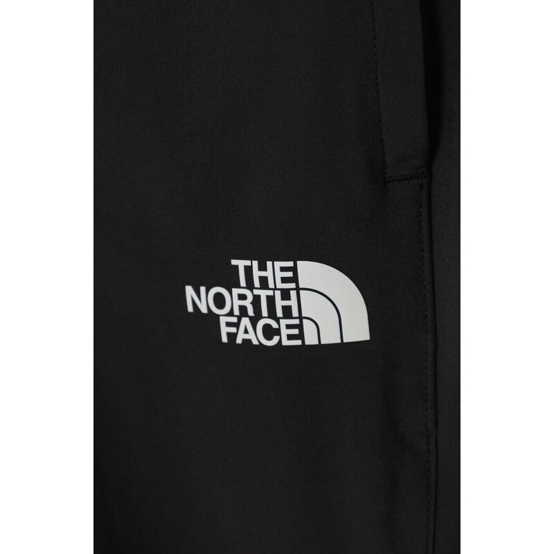 Dětské tepláky The North Face EXPLORATION PANTS šedá barva, s potiskem