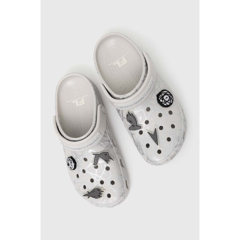 Pantofle Crocs Futura 2000 x Crocs stříbrná barva, 209622.101