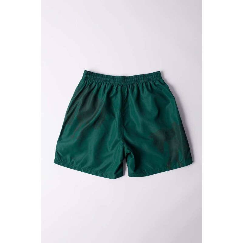 Kraťasy by Parra Short Horse Shorts zelená barva, vzorované, 51235