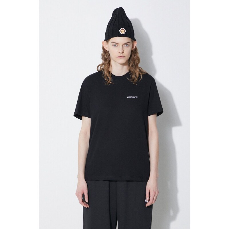 Bavlněné tričko Carhartt WIP S/S Script Embroidery T-S