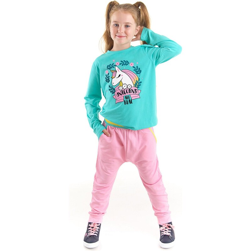 Denokids Real Unicorn Girls Kids T-shirt Pants Suit