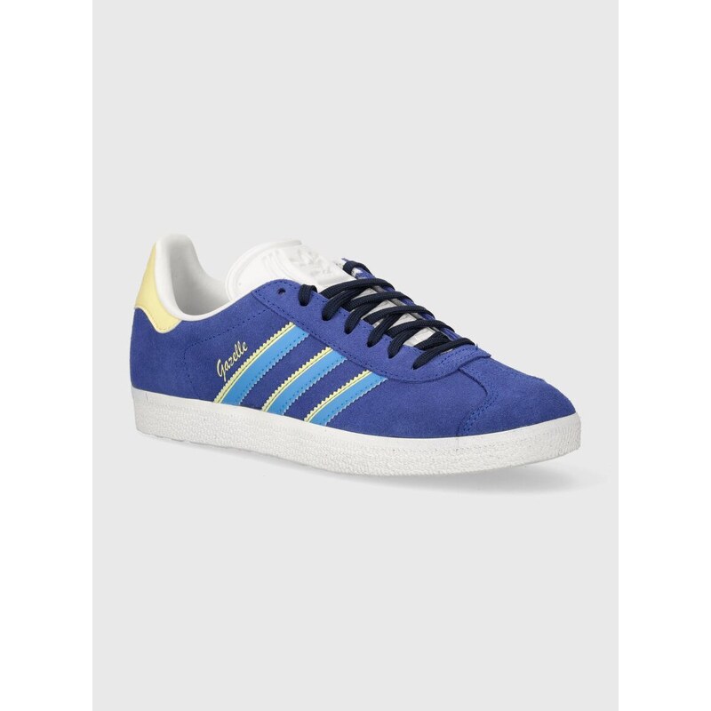 Semišové sneakers boty adidas Originals Gazelle W IE0439