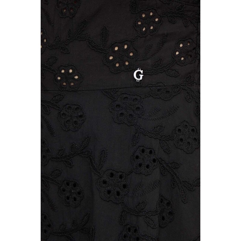 Šaty Guess CLIO černá barva, mini, W4GK50 WG590