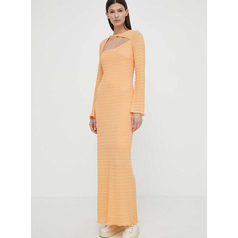 Šaty Résumé AriaRS Dress oranžová barva, maxi, 20481120