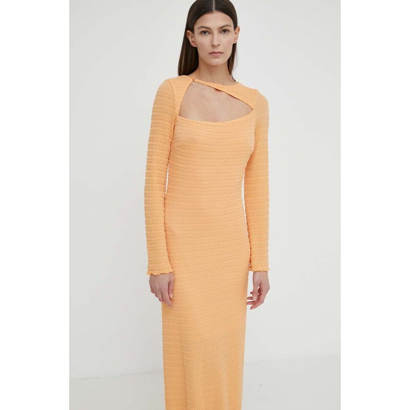 Šaty Résumé AriaRS Dress oranžová barva, maxi, 20481120