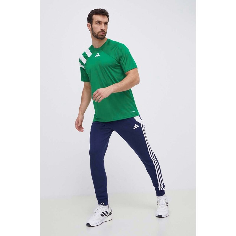 Tréninkové tričko adidas Performance Fortore 23 zelená barva, s aplikací, IT5655