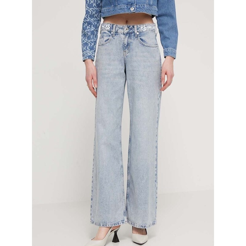 Džíny Karl Lagerfeld Jeans dámské, high waist