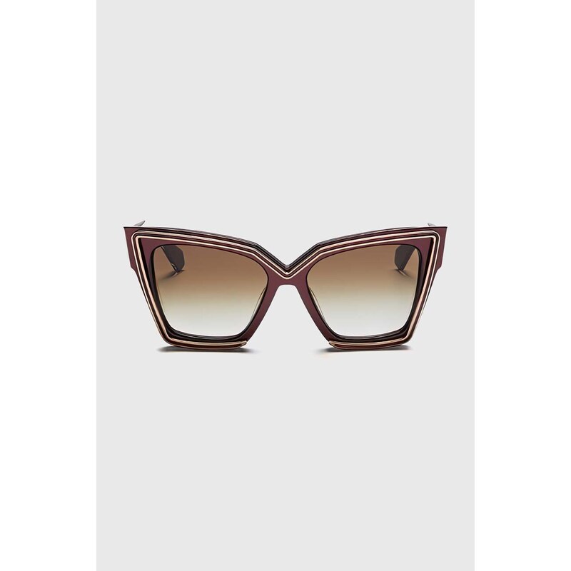 Sluneční brýle Valentino V - GRACE dámské, vínová barva, VLS-126B