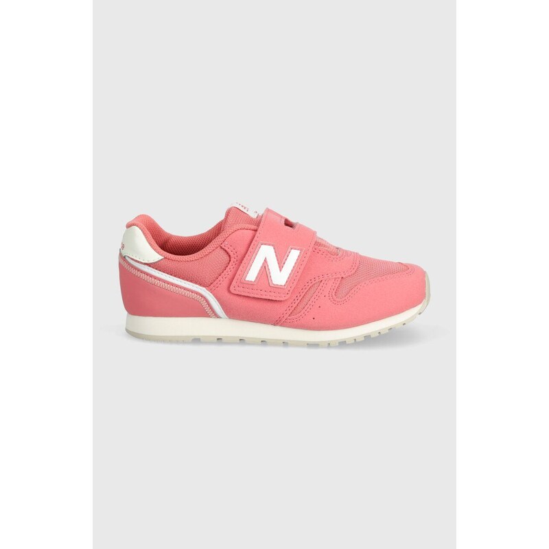 Dětské sneakers boty New Balance růžová barva