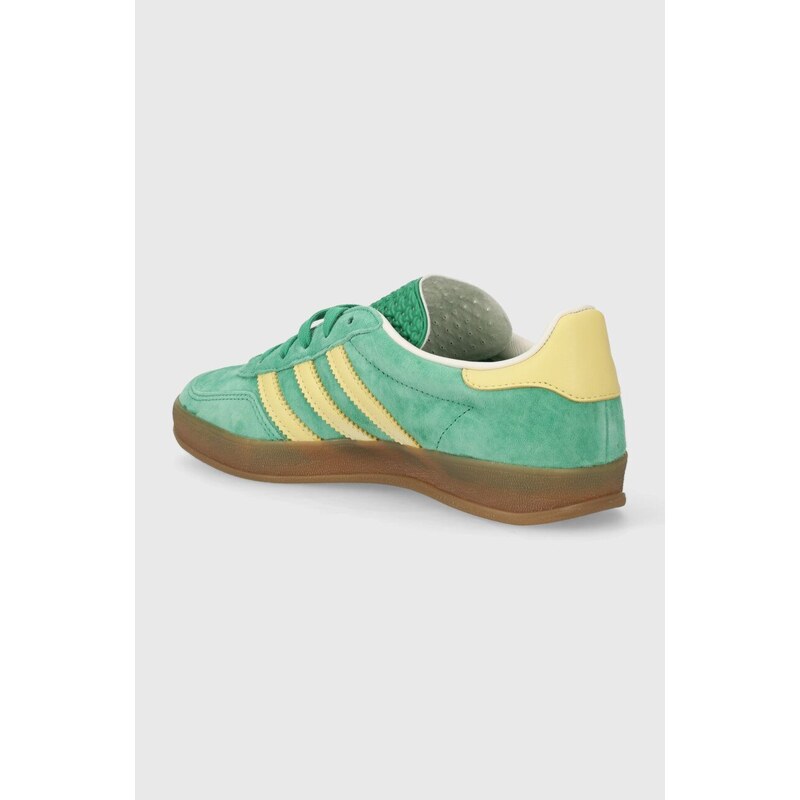 Sneakers boty adidas Originals Gazelle Indoor zelená barva, IH7500