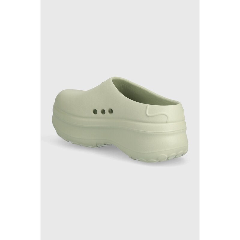 Boty adidas Originals Adifom Stan Mule W dámské, zelená barva, na platformě, IE0478