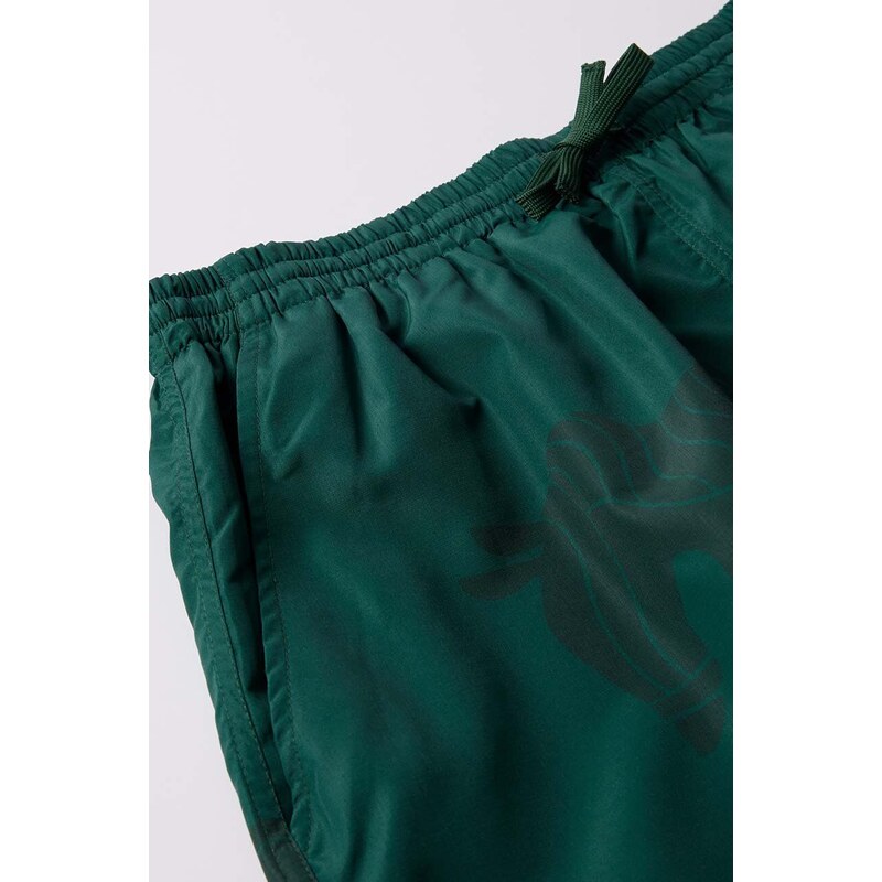 Kraťasy by Parra Short Horse Shorts zelená barva, vzorované, 51235