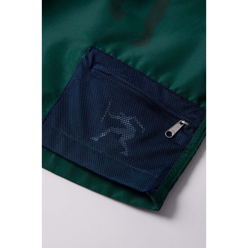 Kraťasy by Parra Short Horse Shorts zelená barva, vzorované, 51235