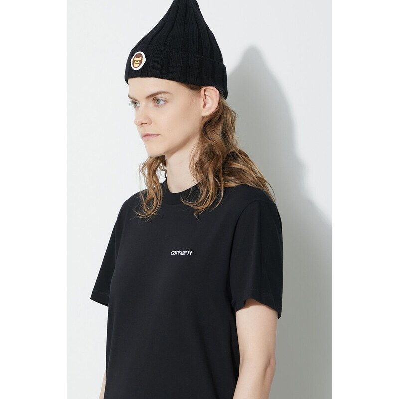 Bavlněné tričko Carhartt WIP S/S Script Embroidery T-S