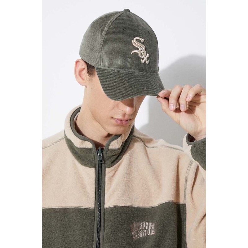 Kšiltovka New Era 9Forty Chicago White Sox zelená barva, s aplikací, 60435067