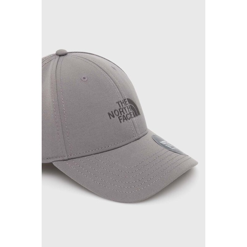 Kšiltovka The North Face Recycled 66 Classic Hat šedá barva, s aplikací, NF0A4VSVSOU1