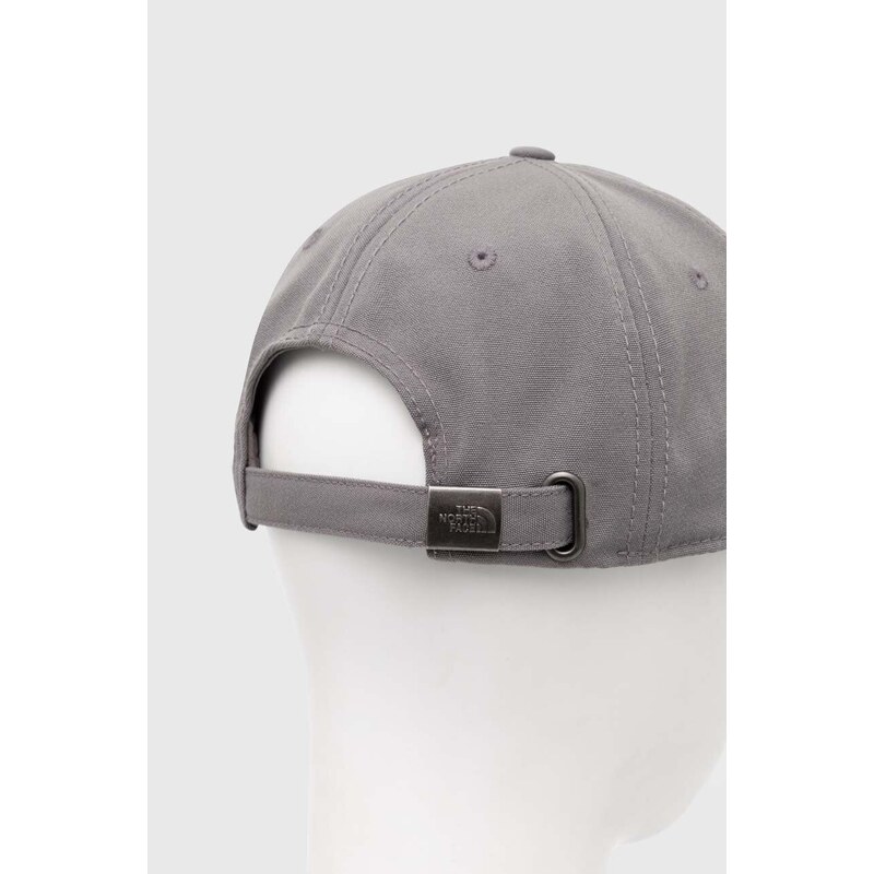 Kšiltovka The North Face Recycled 66 Classic Hat šedá barva, s aplikací, NF0A4VSVSOU1