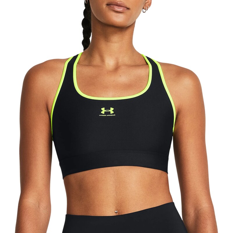 Podprsenka Under Armour HeatGear Mid Padless 1373865-004