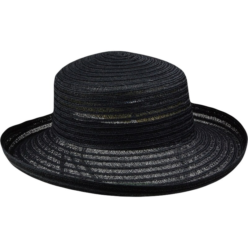 Mayser Dámský černý klobouk Isabella - tvarovatelná krempa
