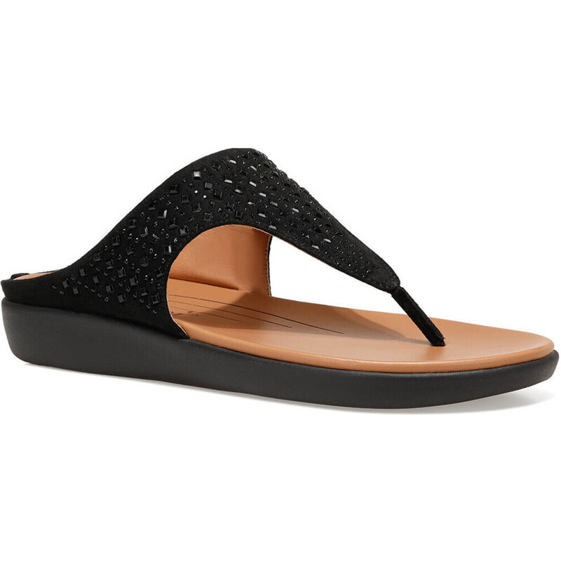 İnci Inci Hephaistos 1Fx Black Woman Slippers Flat