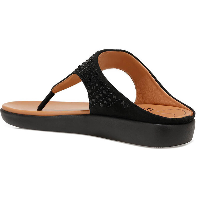 İnci Inci Hephaistos 1Fx Black Woman Slippers Flat