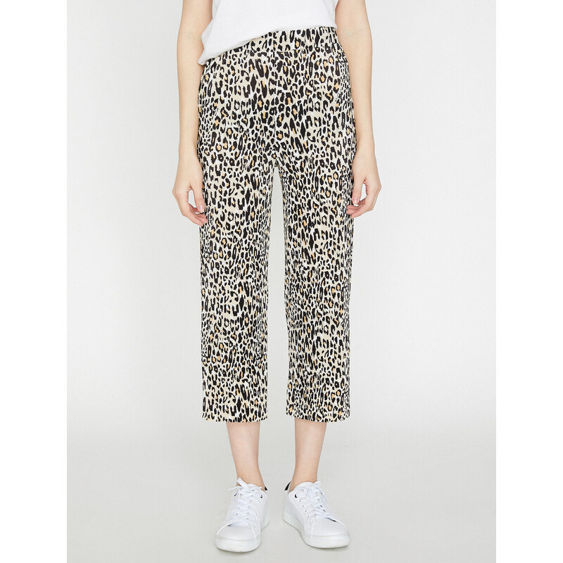 Koton Leopardí vzorované kalhoty