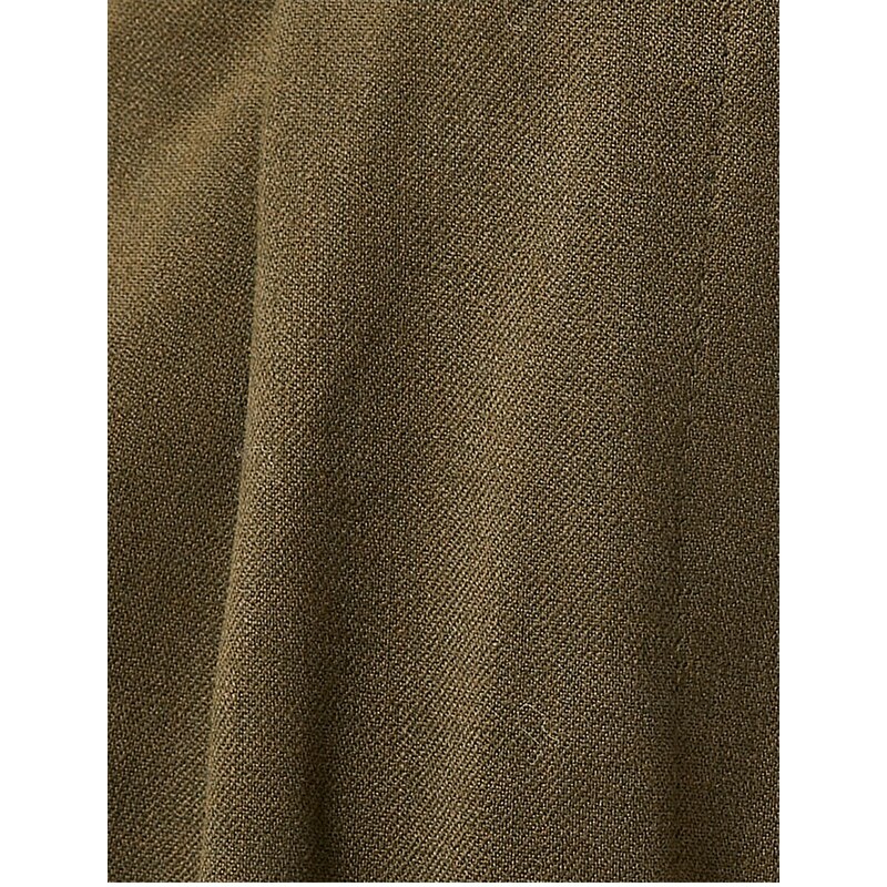 Koton Straight Leg Kalhoty Plisovaná kapsa Detailní Buttoned