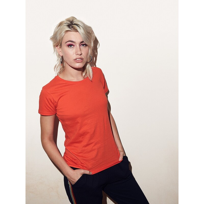 Iconic red Fruit of the Loom Women's T-shirt