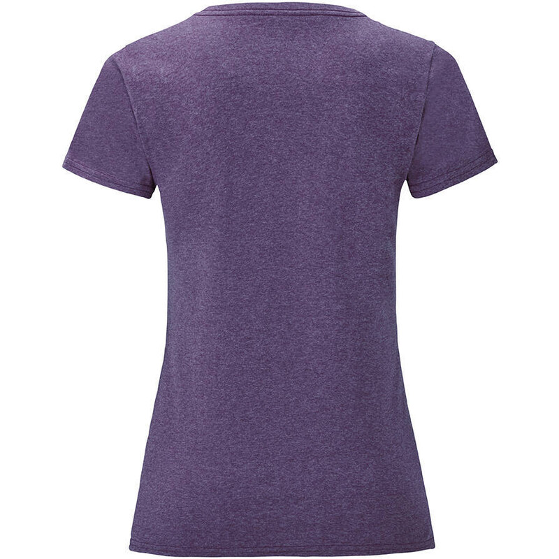 Purple Iconic women's t-shirt in combed cotton Fruit of the Loom