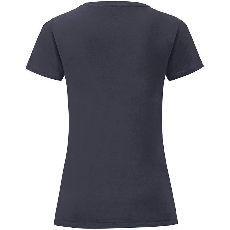 Navy blue Iconic women's t-shirt in combed cotton Fruit of the Loom