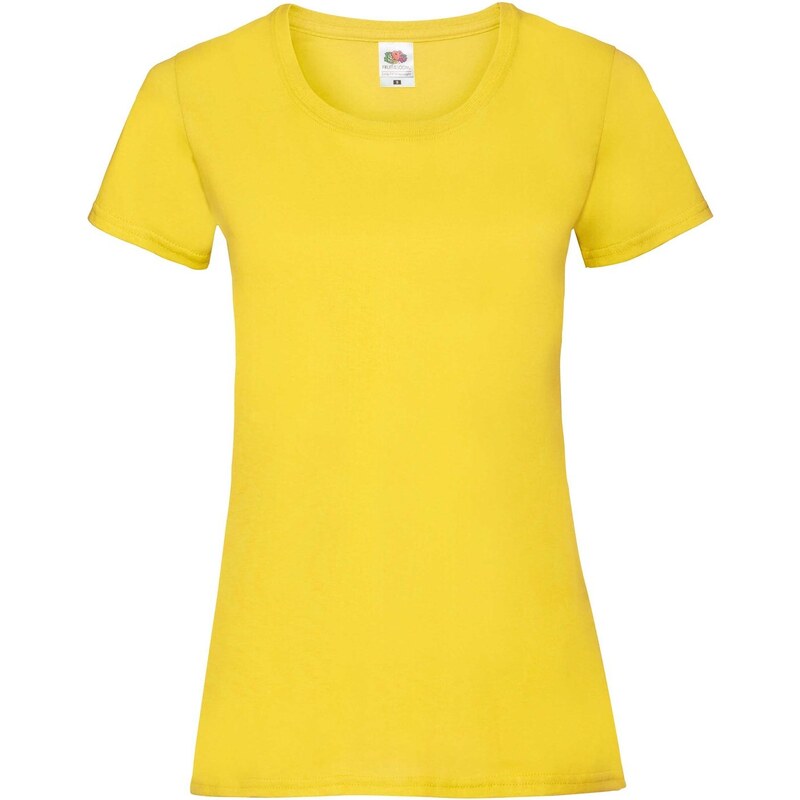 Valueweight Fruit of the Loom Yellow T-shirt