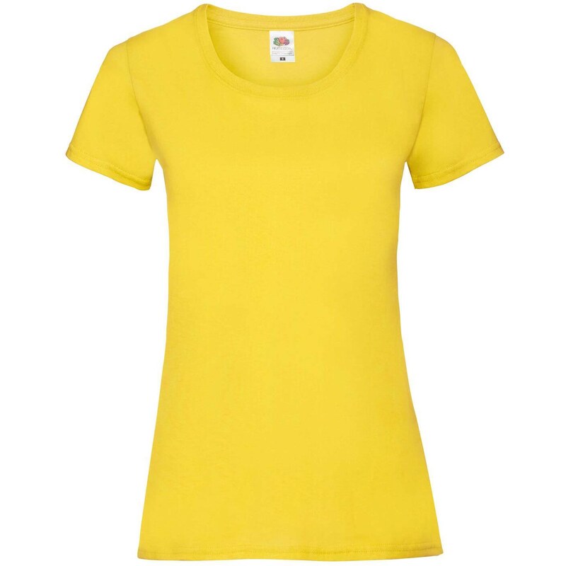 Valueweight Fruit of the Loom Yellow T-shirt