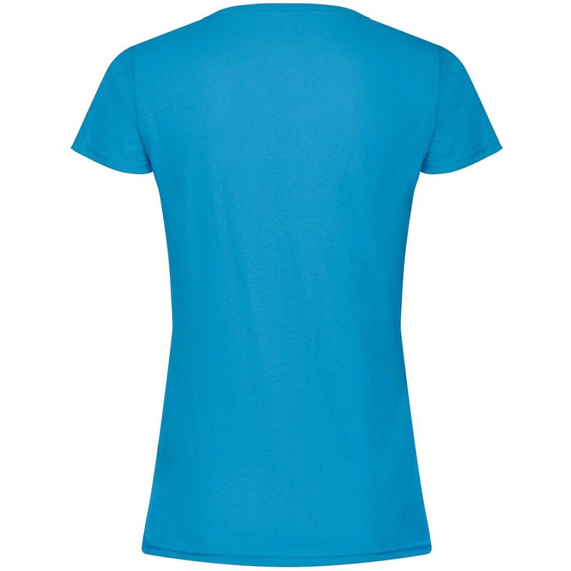 Blue Lady fit T-shirt Original Fruit of the Loom