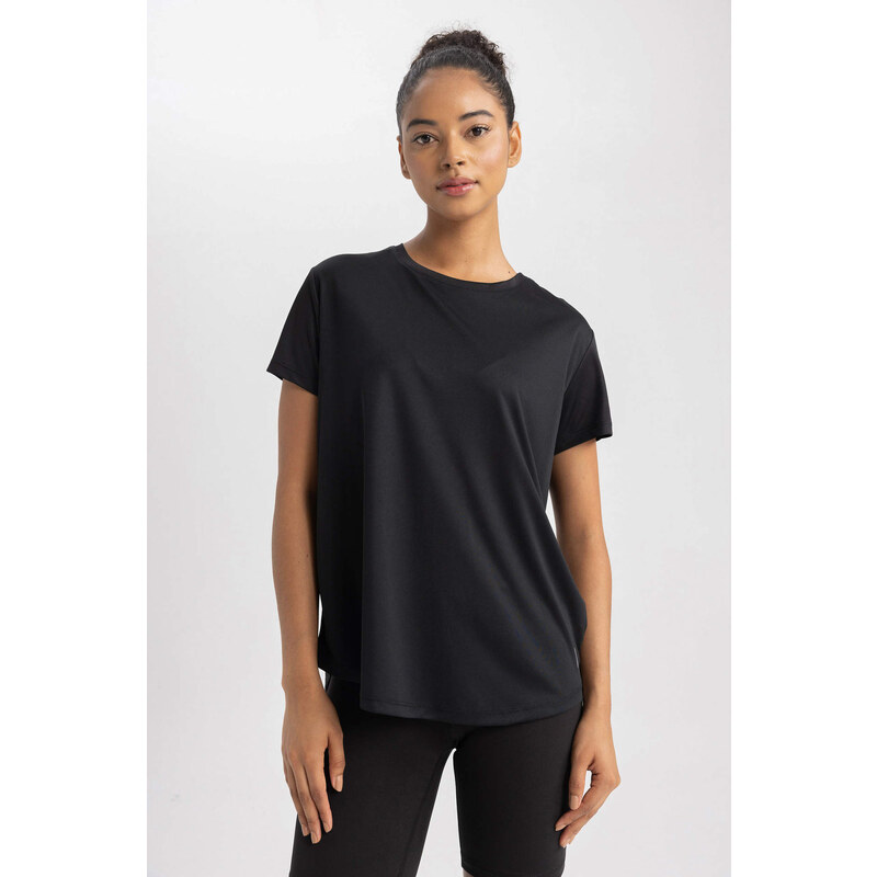 DEFACTO Comfort Fit Crew Neck Short Sleeve T-Shirt