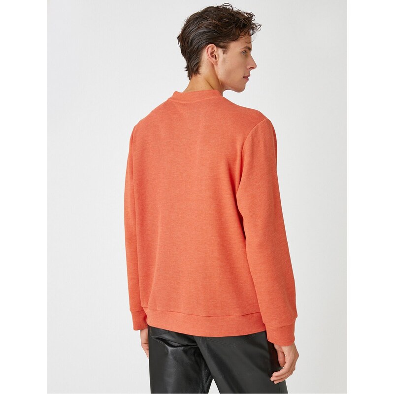 Koton Basic Pullover Knitwear Crew Neck Long Sleeved