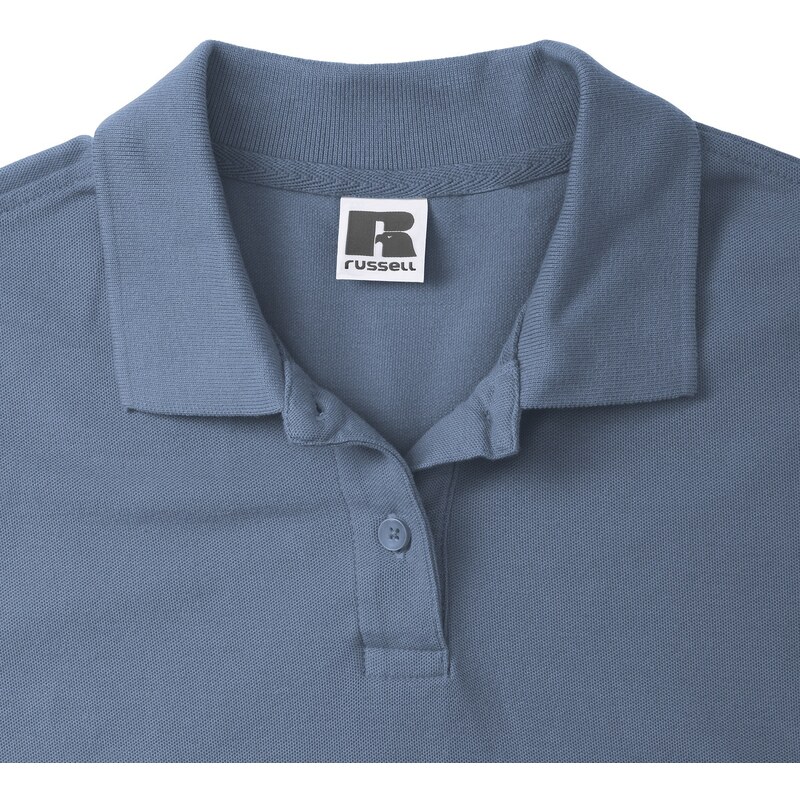 RUSSELL Ultimate R577F Cotton Polo 100% Smooth Cotton Ring-Spun 210g/215g