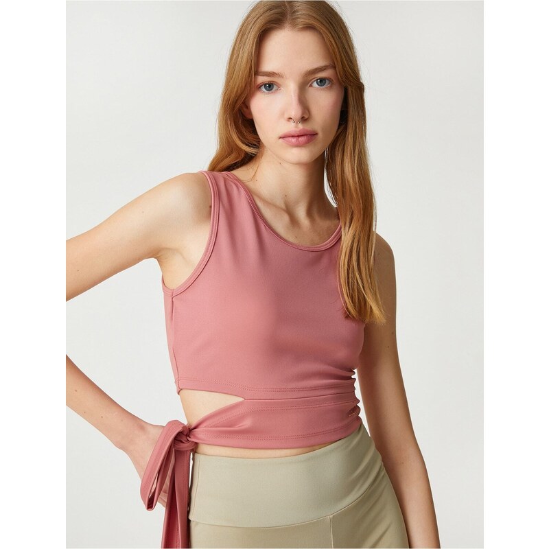 Koton Yoga Tank Top with Tie Side Detail