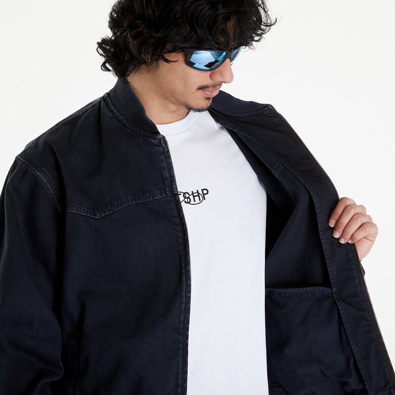 Carhartt WIP OG Santa Fe Bomber UNISEX Black Stone Dyed