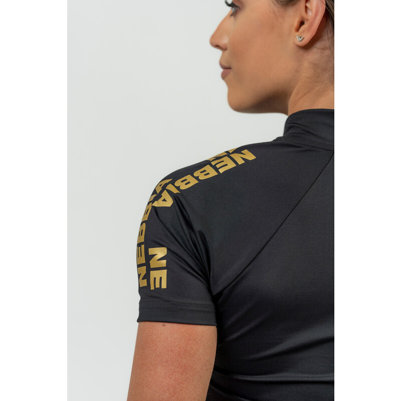 Women's functional T-shirt NEBBIA INTENSE Ultimate Gold/gold