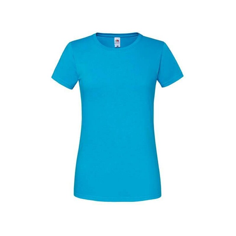 Iconic 195 Ringspun Premium Premium Fruit of the Loom Blue T