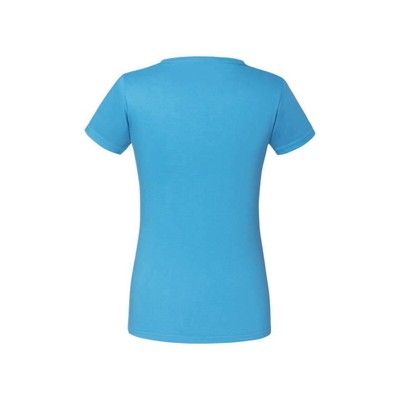 Iconic 195 Ringspun Premium Premium Fruit of the Loom Blue T-shirt