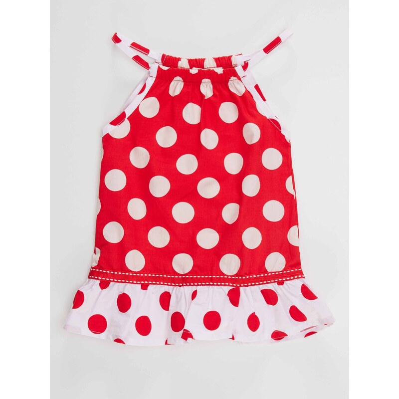 Denokids Red Polka Dot Baby Girl Summer Dress