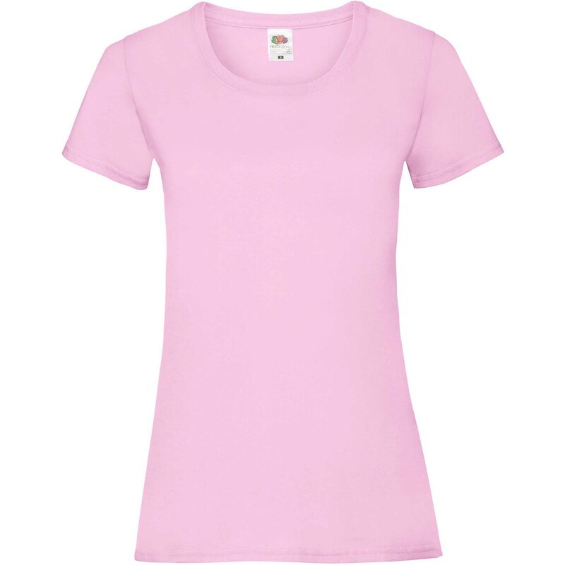 Pink Valueweight Fruit of the Loom T-shirt