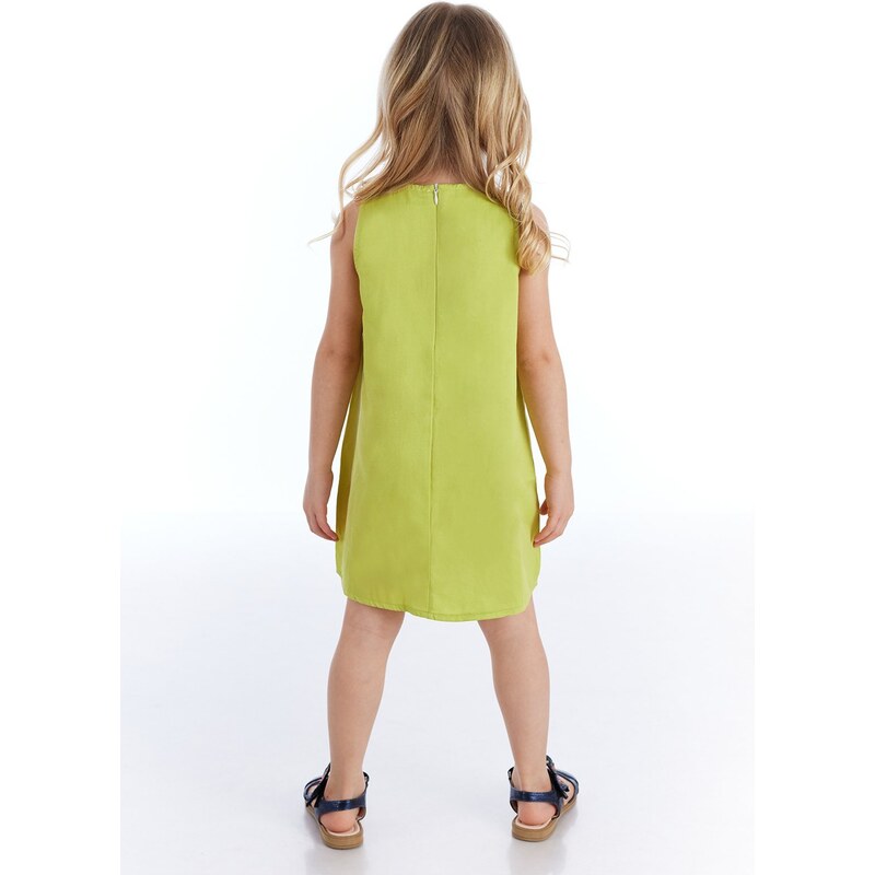 mshb&g Mushi Lucky Girl's Woven Green Dress