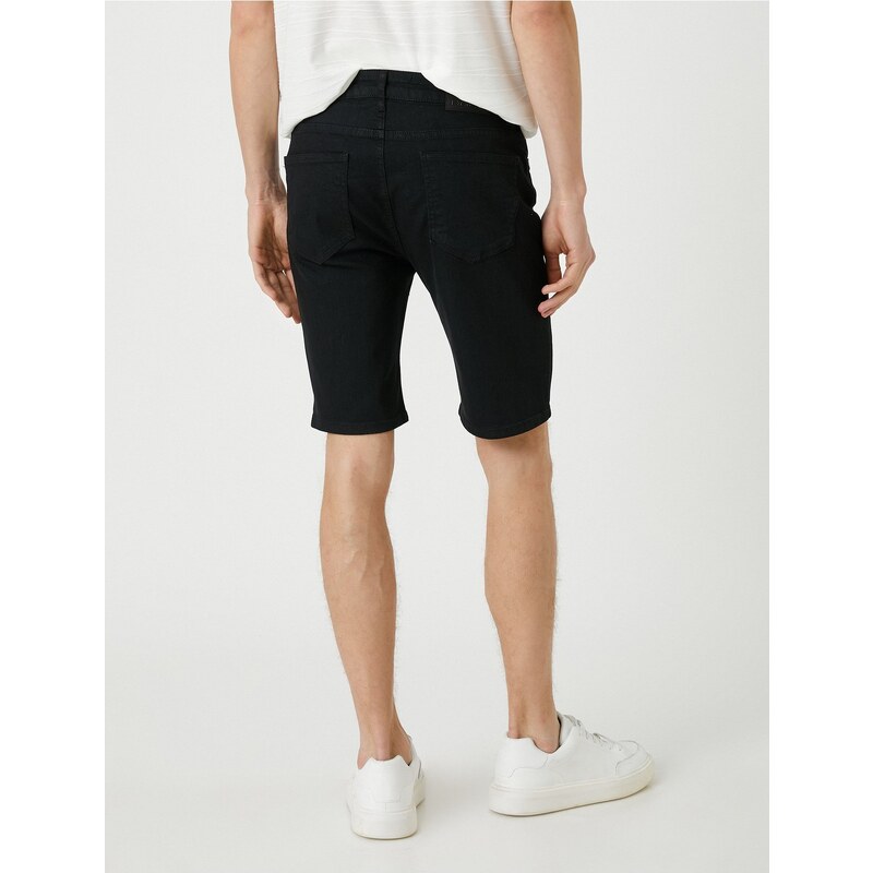 Koton Basic Denim Shorts 5 Pocket Cotton