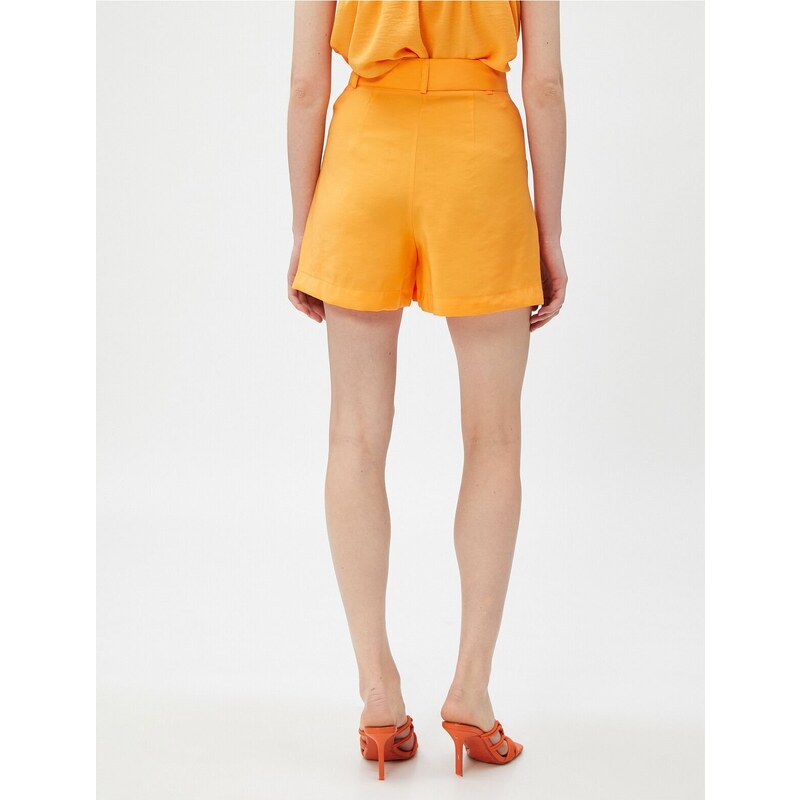 Koton Women's Orange Shorts & Bermudas